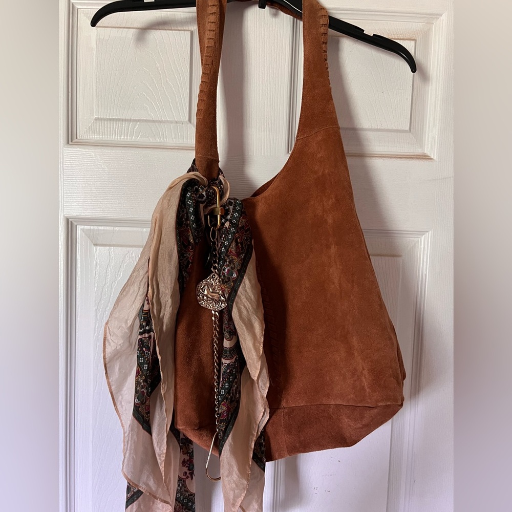 Brown Suede Women's Bag by Haute Hippie